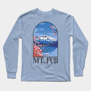 Beautiful Mt. Fuji. Landscape Long Sleeve T-Shirt